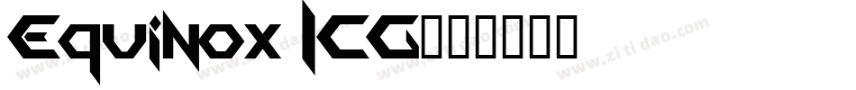 Equinox ICG字体转换